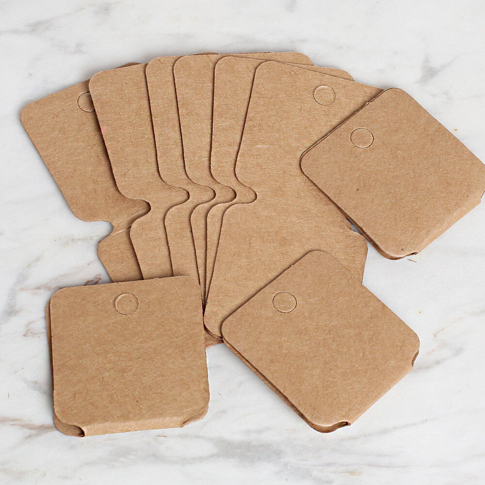 Loren 25'li Katlanabilir Kraft Takı Kolye ve Bileklik Kartı